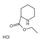 (R)-哌啶-2-羧酸乙酯盐酸盐结构式