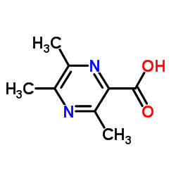 3,5,6-TRIMETHYLPYRAZINE-2-CARBOXYLIC ACID Structure