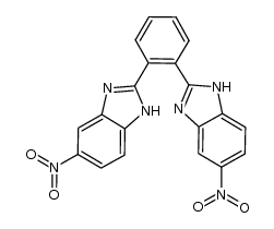 1,2-bis(5-nitro-1H-benzimidazol-2-yl)benzene结构式