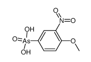 4-methoxy-3-nitrophenylarsonic acid Structure
