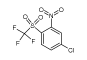 (4-Chlor-2-nitro-phenyl)-trifluormethylsulfon结构式