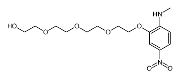 2-(2-{2-[2-(2-Methylamino-5-nitro-phenoxy)-ethoxy]-ethoxy}-ethoxy)-ethanol结构式