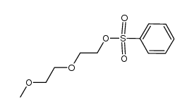 benzenesulfonic acid 2-(2-methoxy-ethoxy)-ethyl ester Structure