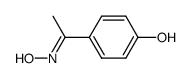4-hydroxyacetophenone oxime Structure