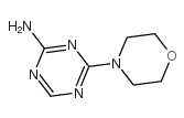 4-(4-吗啉基)-1,3,5-三嗪-2-胺结构式
