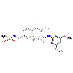 甲磺胺磺隆结构式
