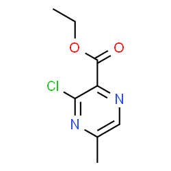 Ethyl 3-chloro-5-methylpyrazine-2-carboxylate Structure