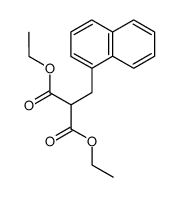 2-(1-naphthylmethyl)malonic acid diethyl ester结构式