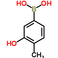 3-羟基-4-甲基苯硼酸结构式