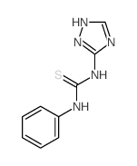 Thiourea,N-phenyl-N'-1H-1,2,4-triazol-5-yl- structure