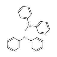 Arsine,1,1'-methylenebis[1,1-diphenyl- Structure