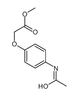 2-(4-乙酰基氨基苯氧基)乙酸甲酯结构式