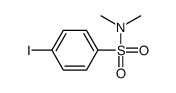 4-碘-N,N-二甲基苯磺胺结构式