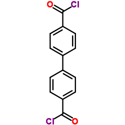 Biphenyl-4,4'-dicarbonyl dichloride Structure