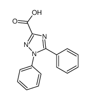 1,5-二苯基-1H-[1,2,4]噻唑-3-羧酸结构式