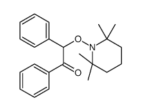 1,2-diphenyl-2-(2,2,6,6-tetramethylpiperidin-1-yl)oxyethanone结构式