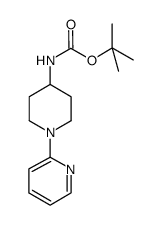 2-(4-Boc-Aminopiperidino)pyridine结构式