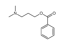 3-(dimethylamino)propyl benzoate结构式
