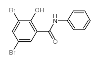 Benzamide,3,5-dibromo-2-hydroxy-N-phenyl- Structure