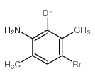 2,4-二溴-3,6-二甲基苯胺结构式