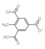 3,5-二硝基邻甲基苯甲酸结构式