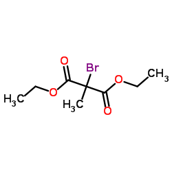 Diethyl bromo(methyl)malonate Structure