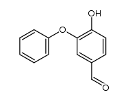4-hydroxy-3-phenoxy-benzaldehyde Structure
