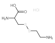 Alanine,3-[(2-aminoethyl)dithio]-, monohydrochloride, L- (8CI)结构式