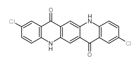 2,9-二氯喹啉并[2,3-B]吖啶-7,14(5H,12H)-二酮结构式