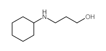 1-Propanol,3-(cyclohexylamino)- Structure