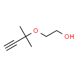 2-(2-methylbut-3-yn-2-yloxy)ethanol结构式