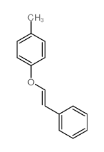 1-methyl-4-[(E)-2-phenylethenoxy]benzene Structure