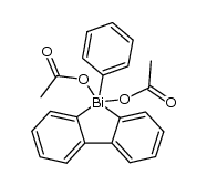 Phenylbiphenyl-2,2'-ylenebismuth diacetate Structure