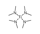 四(二甲氨基)钛(IV)结构式