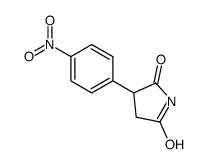 3-(4-nitrophenyl)pyrrolidine-2,5-dione结构式
