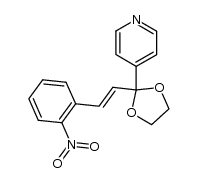 4-[2-(2-nitro-styryl)-[1,3]dioxolan-2-yl]-pyridine结构式