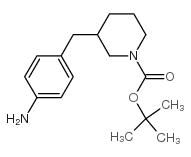 1-BOC-4-(4-氨基苄基)哌啶盐酸盐结构式