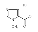 1-甲基咪唑-5-甲酰氯盐酸盐结构式