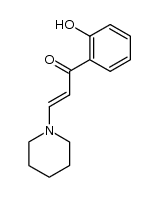 3-(2-Hydroxyphenyl)-1-(1-piperidino)-3-oxopropene结构式