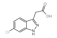 2-(6-氯-1H-吲唑-3-基)乙酸结构式