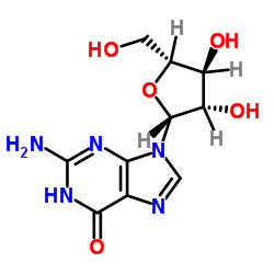 9-β-D-糖呋喃鸟嘌呤图片