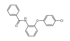 N-[2-(4-chlorophenoxy)phenyl]benzamide结构式