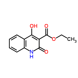 2,4-二羟基喹啉-3-甲酸乙酯结构式