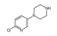 1-(6-氯-3-吡啶)哌嗪结构式