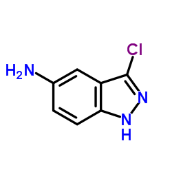 ３-氯-１Ｈ-吲哚-５-苯胺结构式