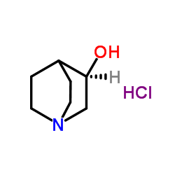 (R)-(−)-3-Quinuclidinol hydrochloride structure