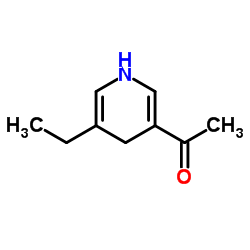 1-(5-Ethyl-1,4-dihydro-3-pyridinyl)ethanone Structure