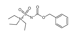 benzyl N-(triethylammoniosulfonyl)carbamate Structure