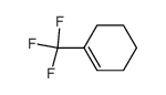 1-(trifluoromethyl)-1-cyclohexene Structure