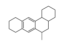 6-methyl-1,2,3,4,4a,5,6,8,9,10,11,12b-dodecahydro-benz[a]anthracene结构式